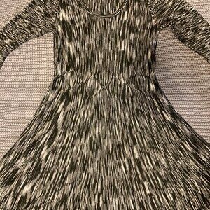 Torrid Knit Striped Dress Knee Length